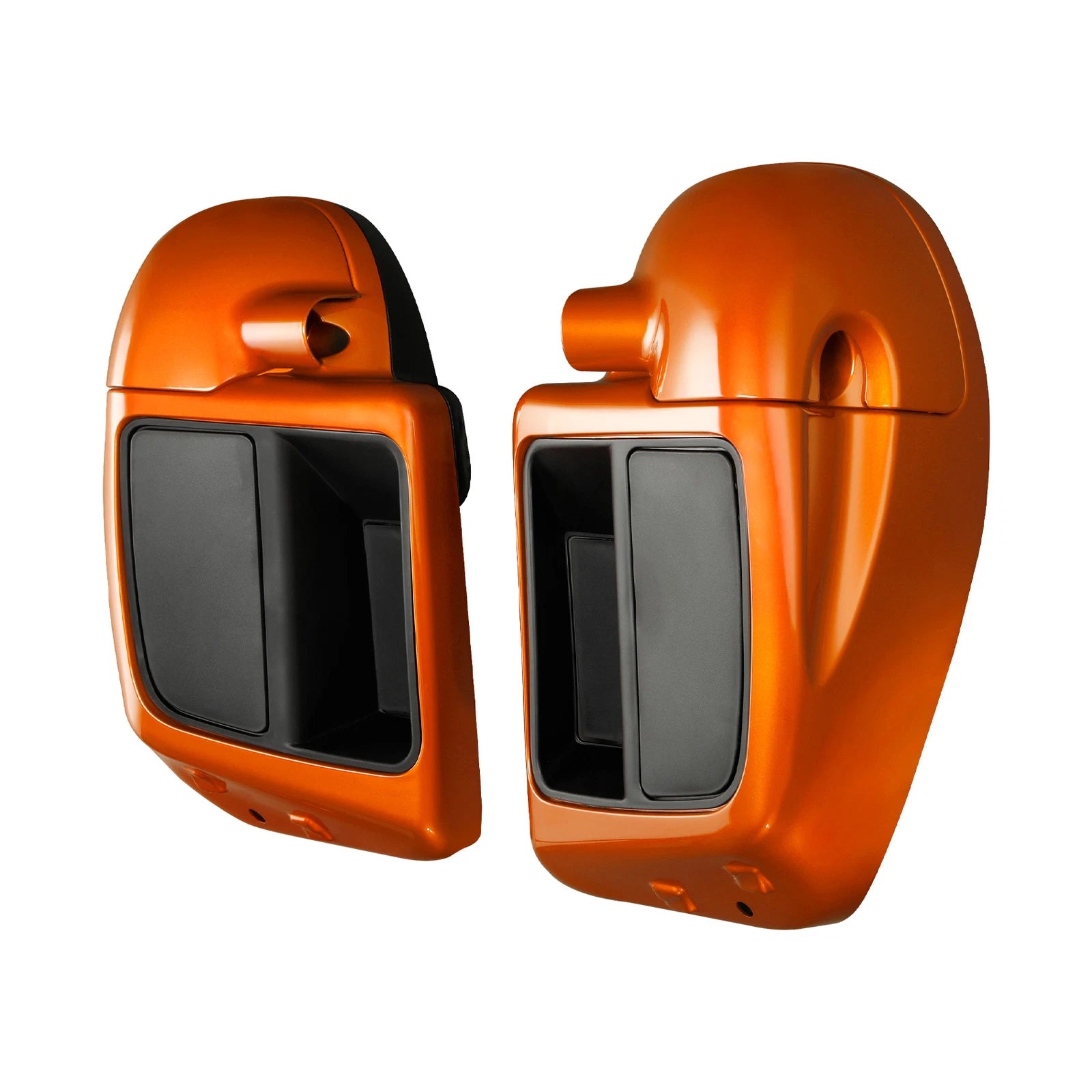 Lower Vented Leg Fairings for Harley Touring (2014–2024) - Scorched Orange