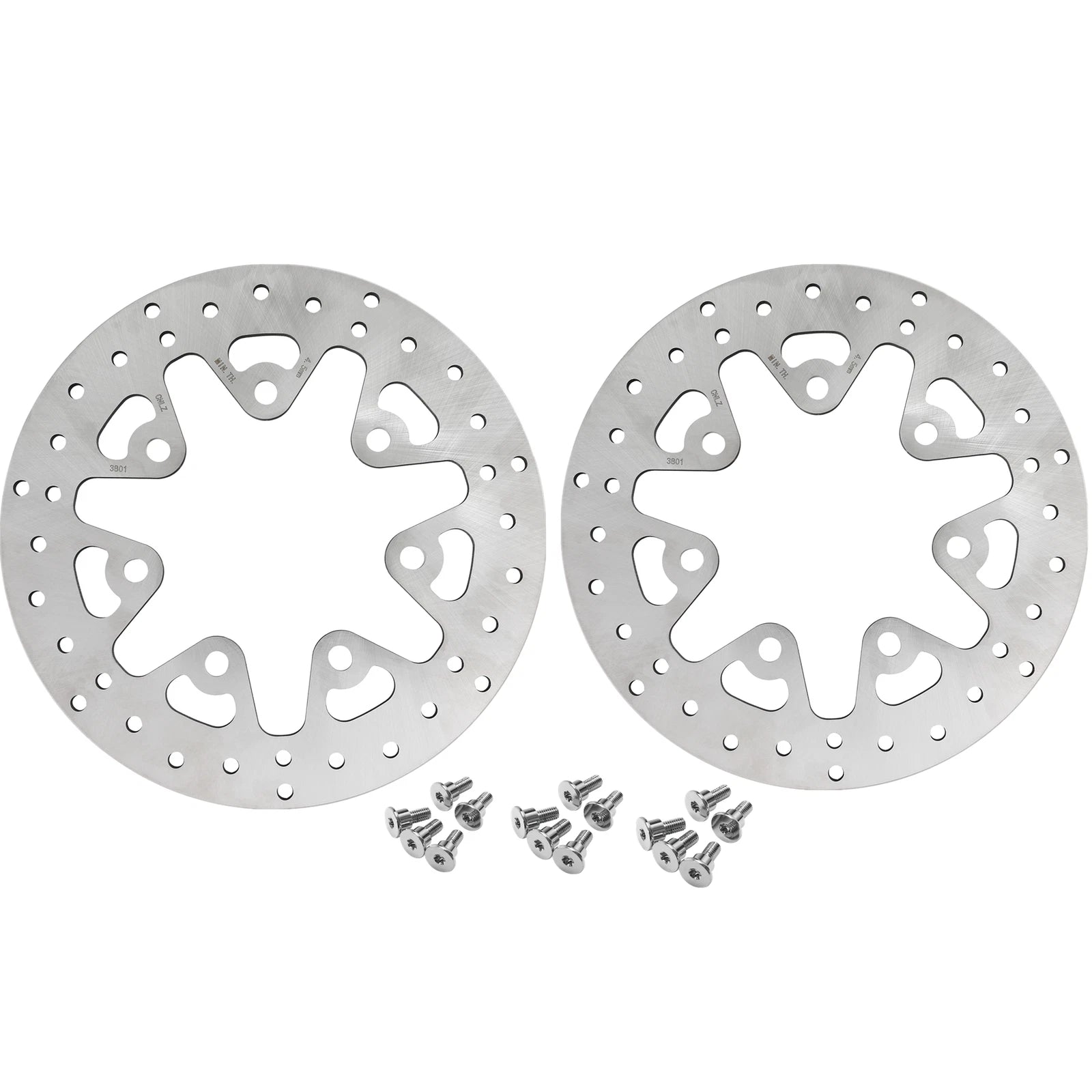 11.8" Front Brake Disc Rotor & Bolts for Harley Touring Road King (2014–2025)
