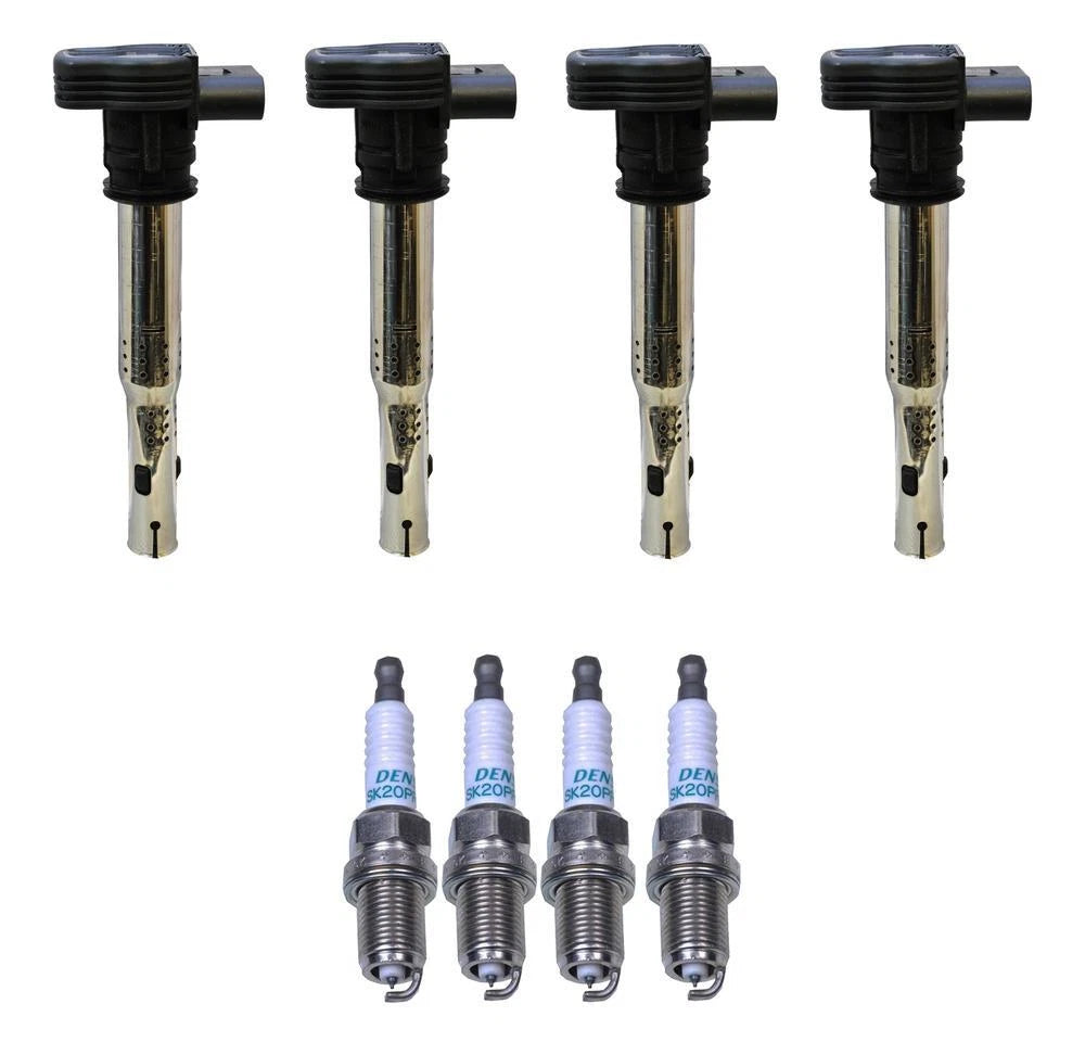 Set of 4 Denso Ignition Coils for Iridium Long Life (Gap 0.032)