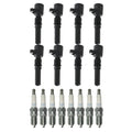 Set of 8 Ignition Coils & NGK Laser Iridium Spark Plugs for DeVille E-150 V8
