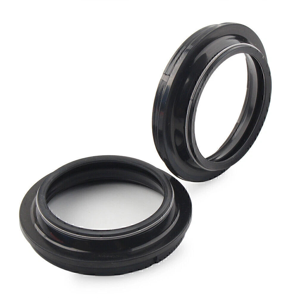 2X Front Fork Shock Absorber Dust Seal for Motorcycle (43X55 MM)