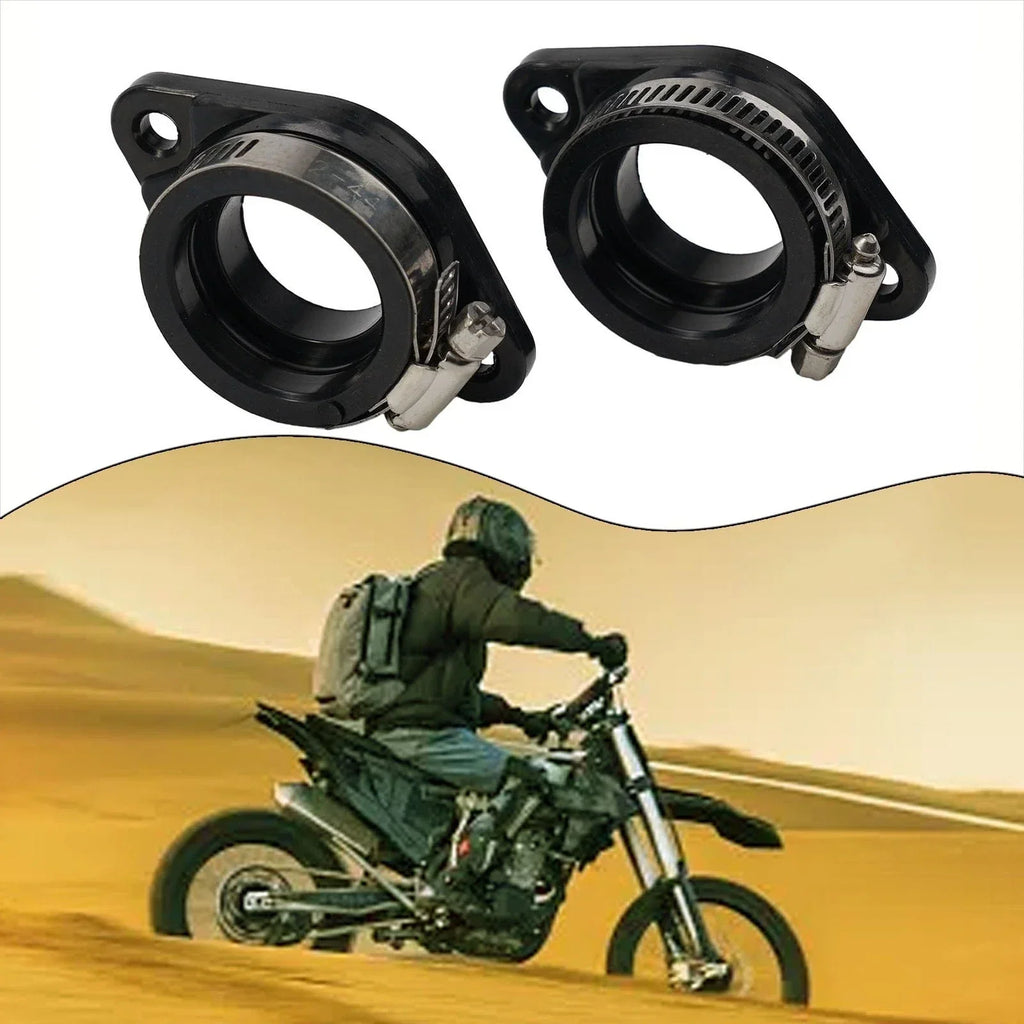 Manifold Boot / 28mm 30mm 2x / ATV Adapter Black Carb Flange for ATV Intake