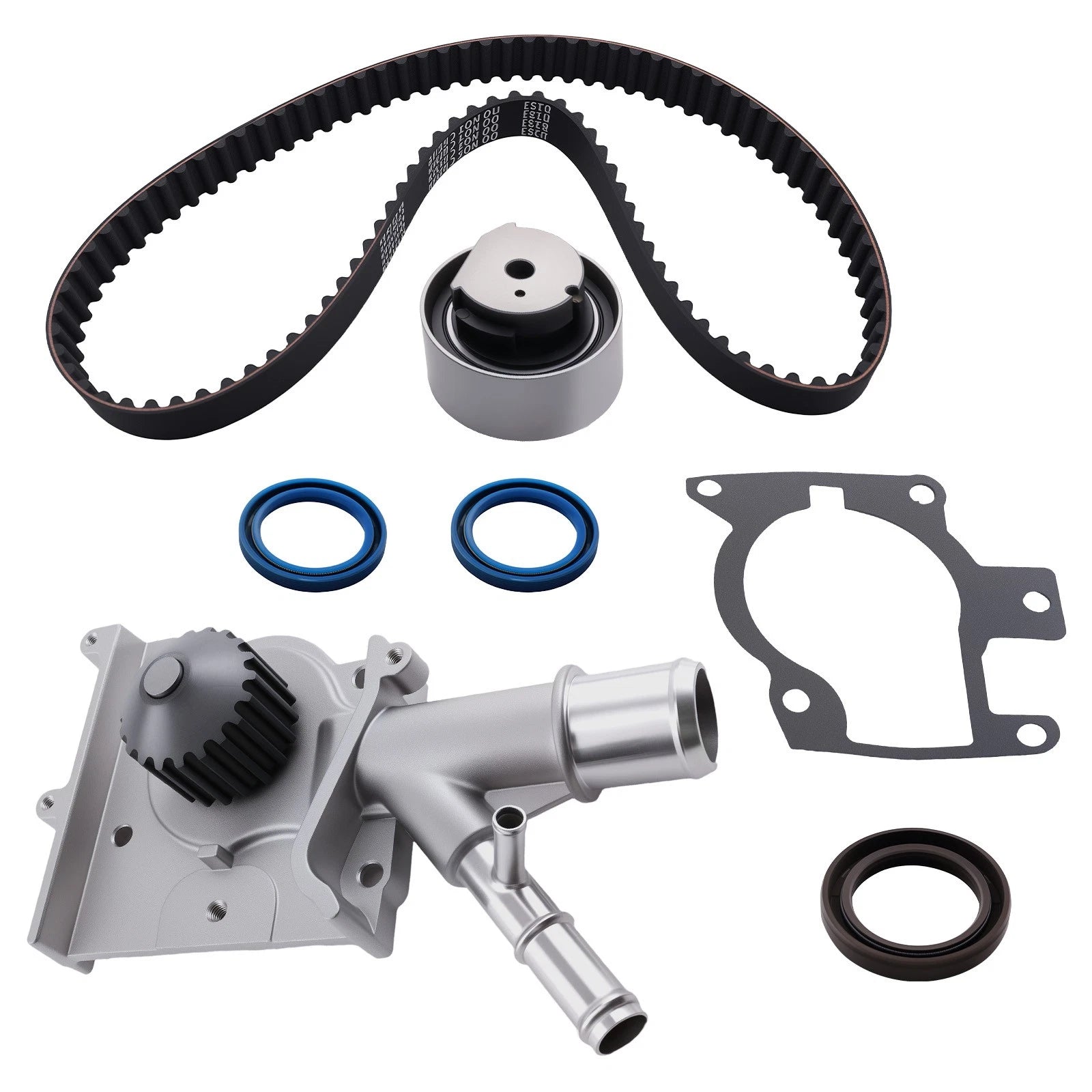 Timing Belt Kit with Water Pump & Tensioner for Ford Focus (2000-2004)