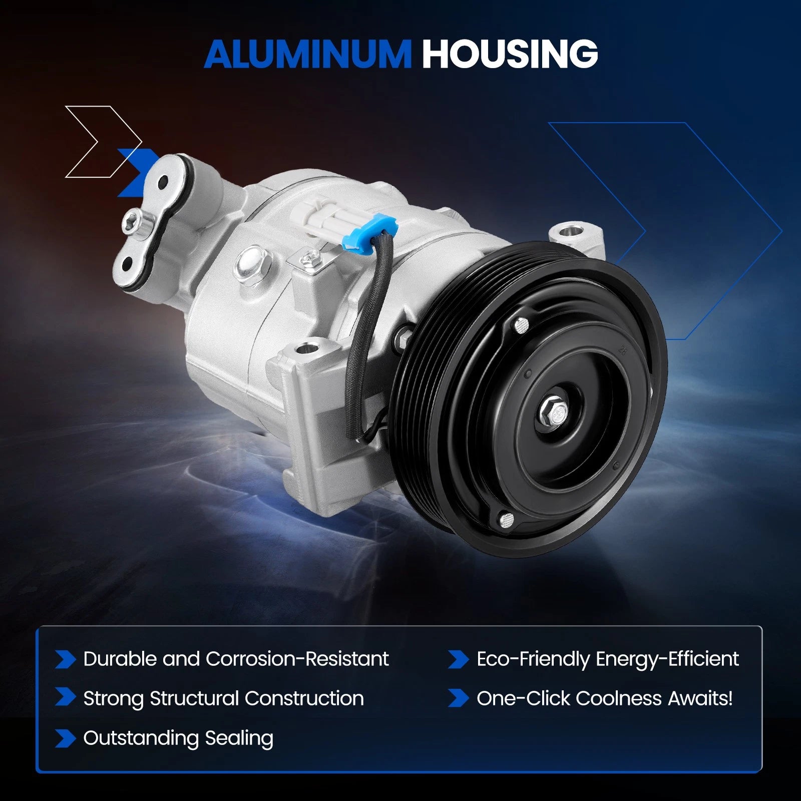 AC Compressor with Clutch 10S15 for Chevrolet Sonic (2012)