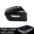 Matte Black King Trunk Luggage for Harley Touring Electra Street Glide (2014–2026)