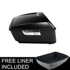 Matte Black King Trunk Luggage for Harley Touring Electra Street Glide (2014–2026)