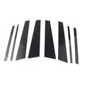 8x Door Window Column B C Pillars Posts Trims Bright Black for BMW X7 (2019–2021)