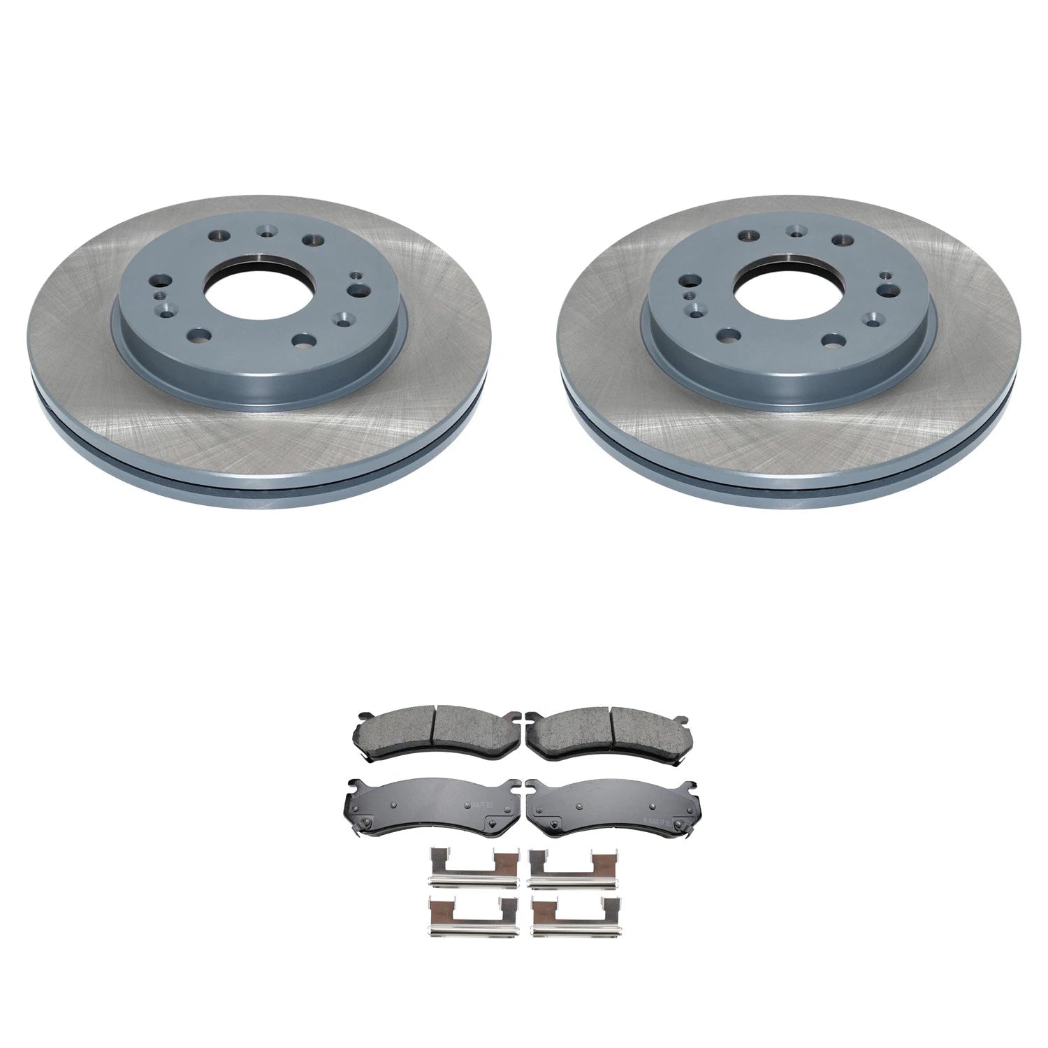 DuraGo Front Rotors & Akebono ProACT Ceramic Brake Pads Kit for Sierra 1500 (2014–2018)