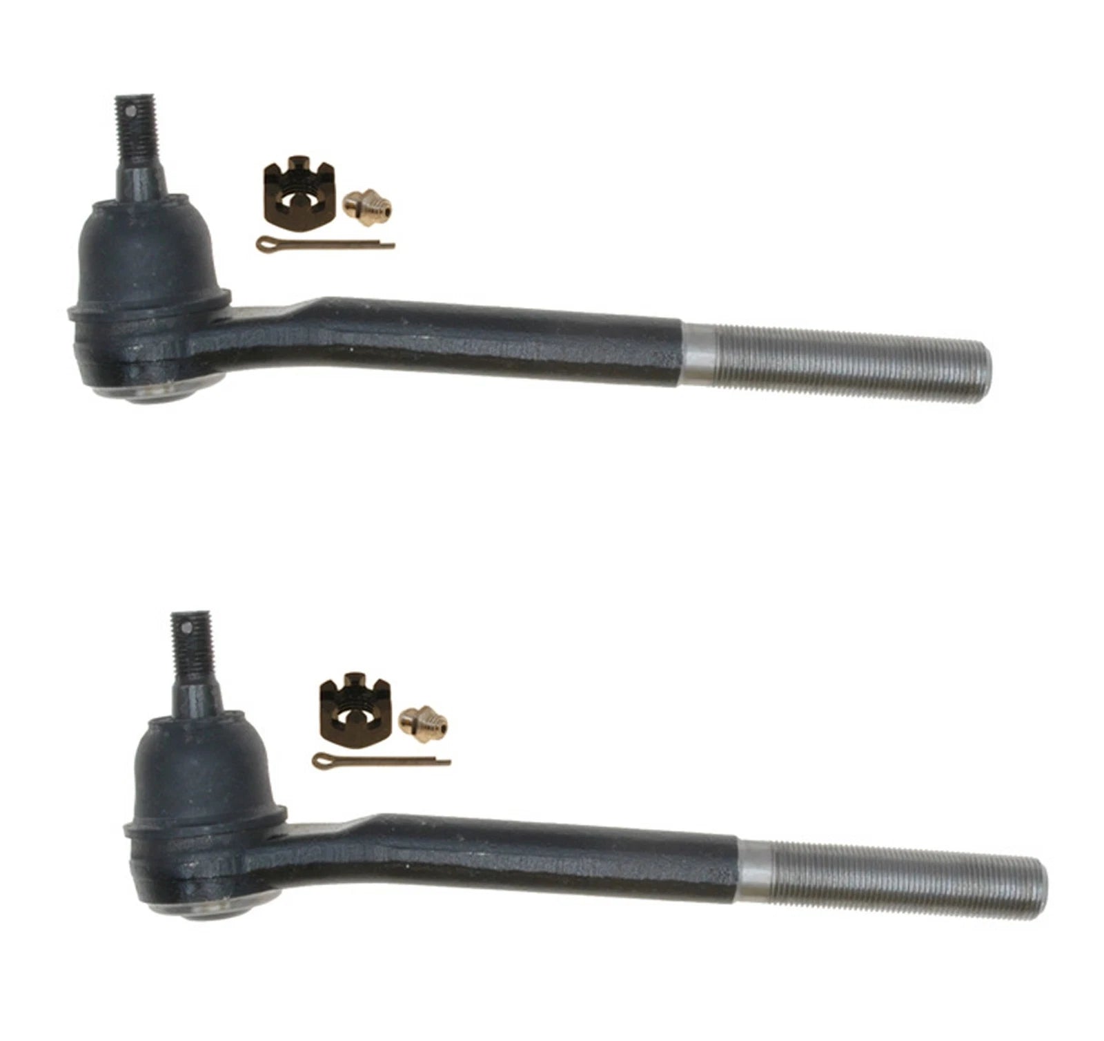 Set of 2 Outer Steering Tie Rod Ends for Chevy S10 GMC Jimmy Bravada (1994–2004)