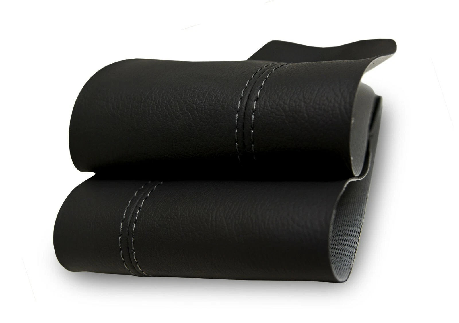 2PC Leather Armrest Door Panel Cover for Nissan 350Z Coupe (2006–2008) Black