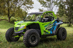 Clear Scratch Resistant Flip Windshield for Textron Wildcat XX (2018–2023)