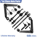 Set of 10 Front Upper Control Arms Tie Rods Sway Bars for Dodge Ram 1500 (2002–2005)