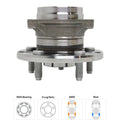 Wheel Hubs for Lexus IS250 (2006–2013) AWD with Bearings
