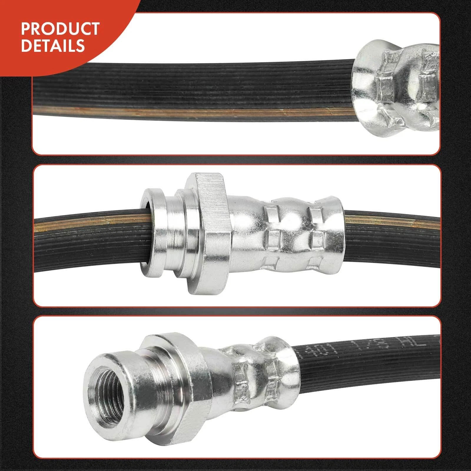 2X Rear Brake Hydraulic Hose for Mitsubishi Montero Sport (2003–2007)