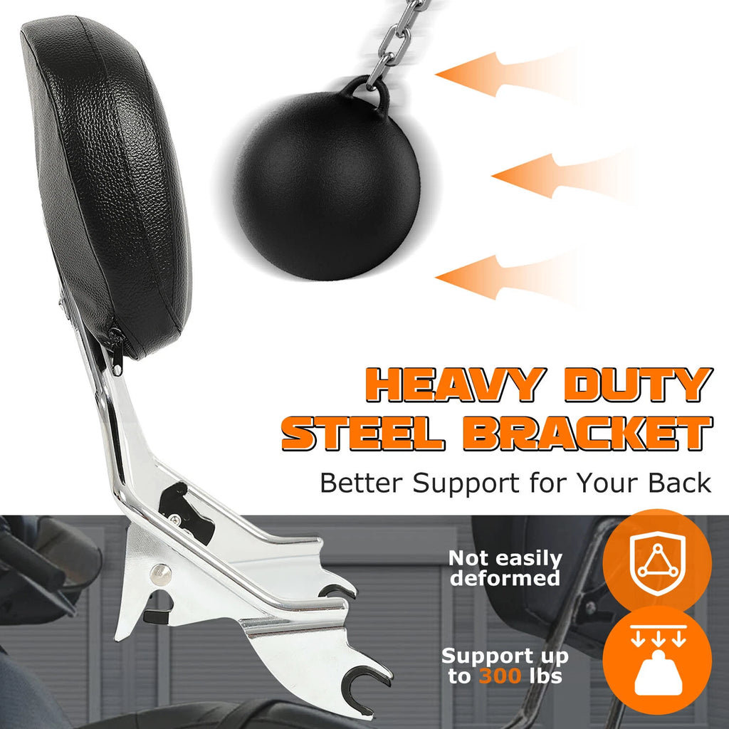Backrest Sissy Bar 4 Point Docking Hardware Kit for Harley Touring (2014–2024)