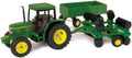 Set of 2 ERTL John Deere 6410 Tractor Toys (1:32 Scale) with Wing Disk & Wagon