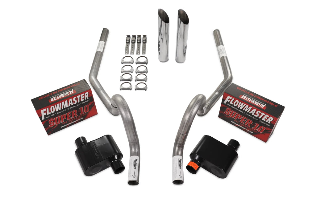 Dual Exhaust Kit for GM A Body (1964–1972) - 2.5" Flowmaster Super 10