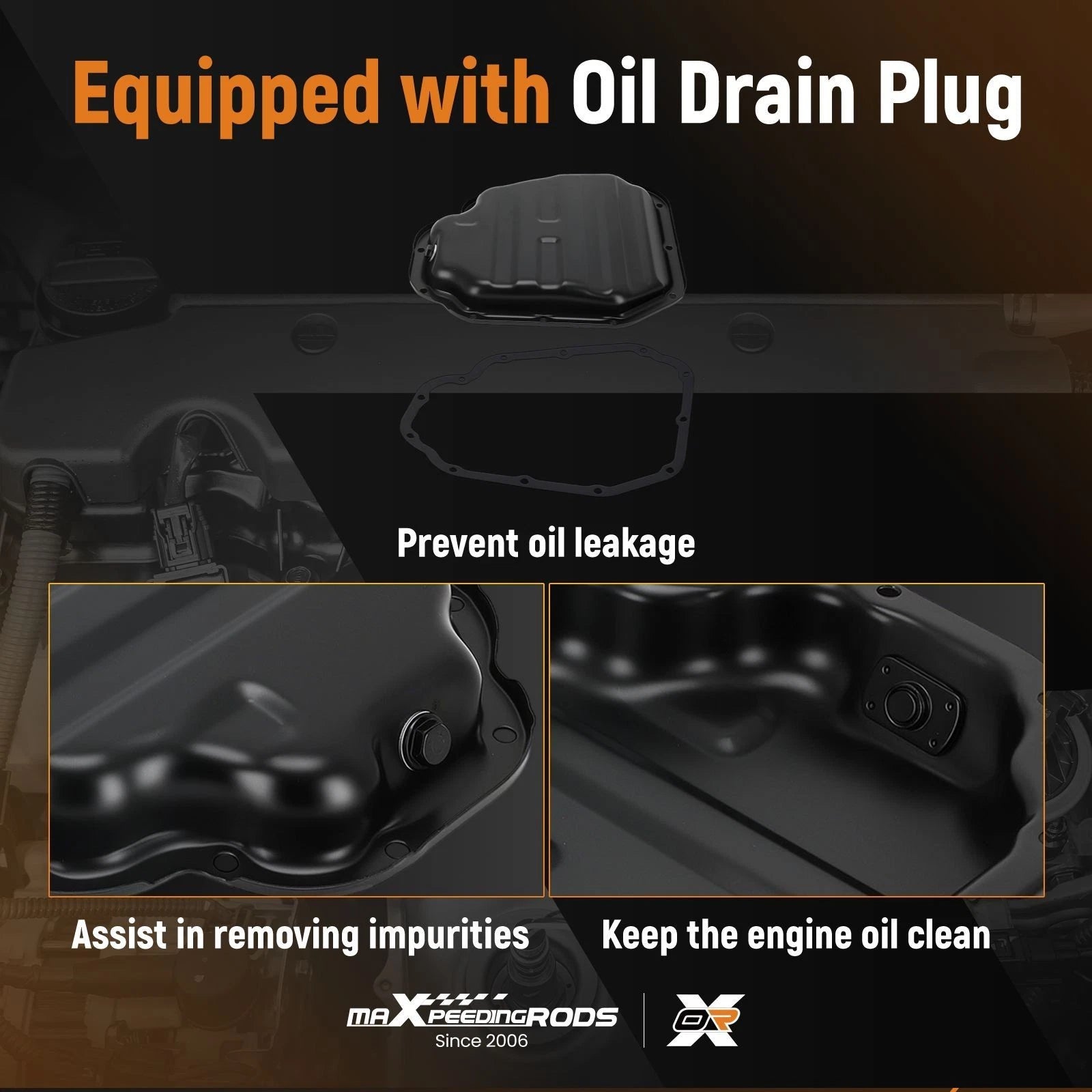 Engine Lower Oil Pan for Nissan Altima L4 2.5L (2009–2013) Steel