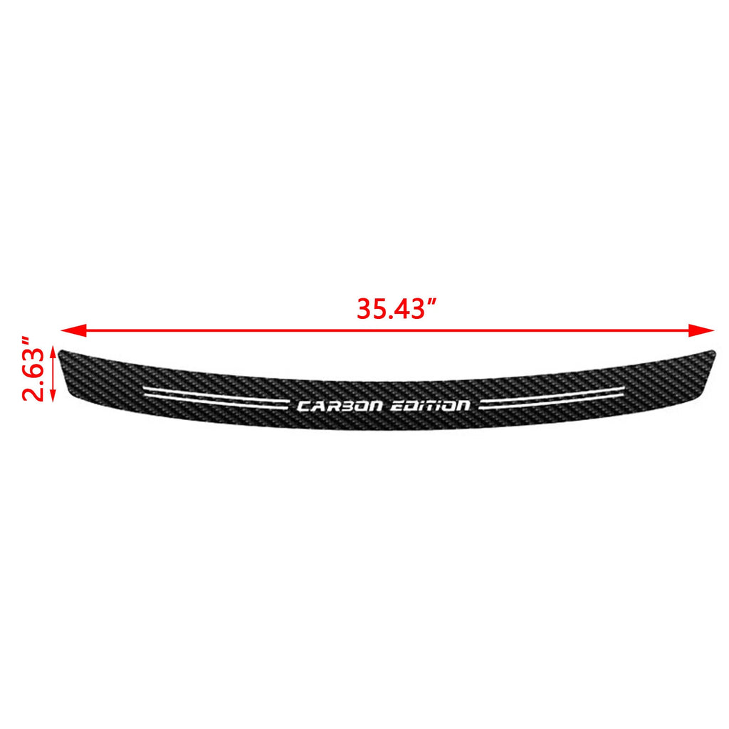 Carbon Fiber Rear Trunk Guard Plate for Honda Civic 4D (2016-2021)