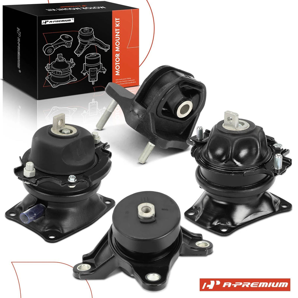 Set of 4 Engine Motor & Transmission Mounts for Honda Accord (2013–2017)