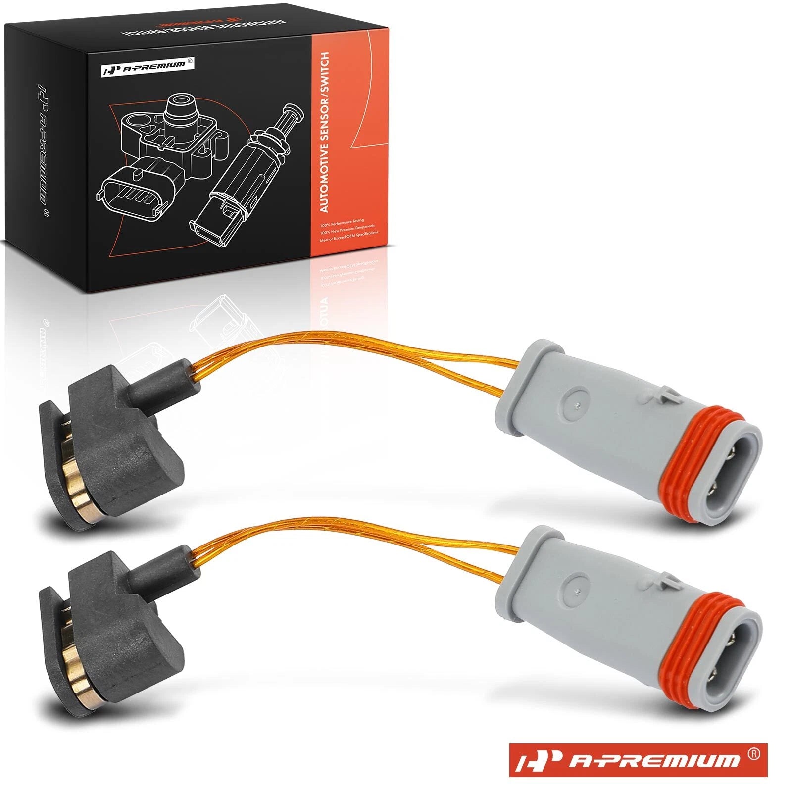 2X Disc Brake Pad Wear Sensor for Mercedes-Benz E500 (2005–2006)