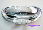 Chrome Door Handle Insert Bowl Trim Cover for Mitsubishi Mirage Space Star (2012)