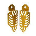 Universal Fork Dust Shock Absorber Spring Covers for ATV Off Road Gold