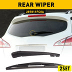 Set of 2 Rear Windshield Wiper Arm & Blade for Nissan Murano (2004–2014)