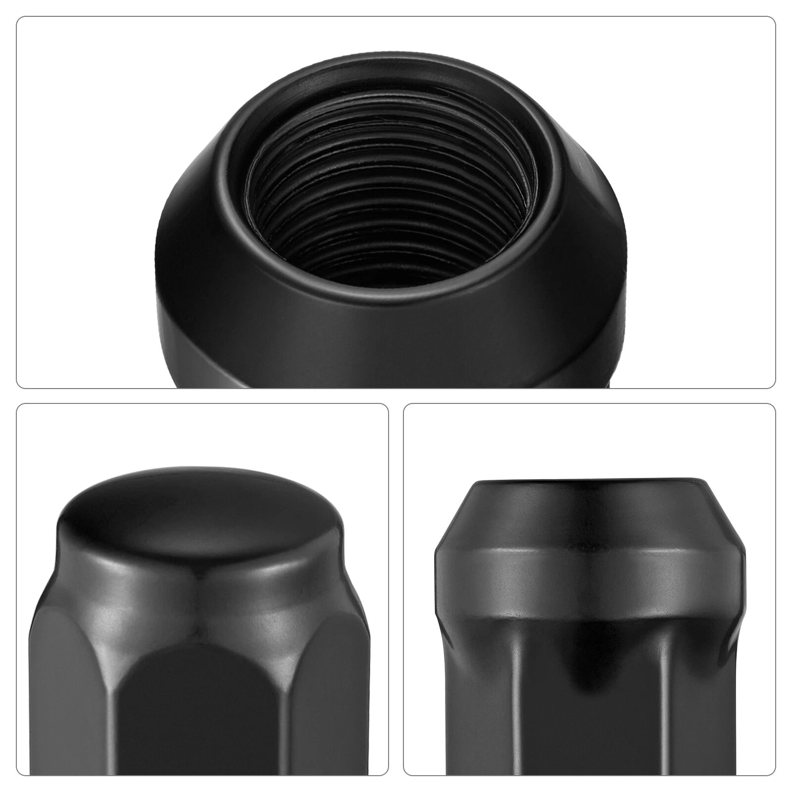Black M14x1.5 Lug Nuts for GMC Sierra 1500 Limited (2022-2022)