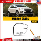 Right Passenger Side Mirror Glass for Ford Escape (2017–2019) OE 1-10X