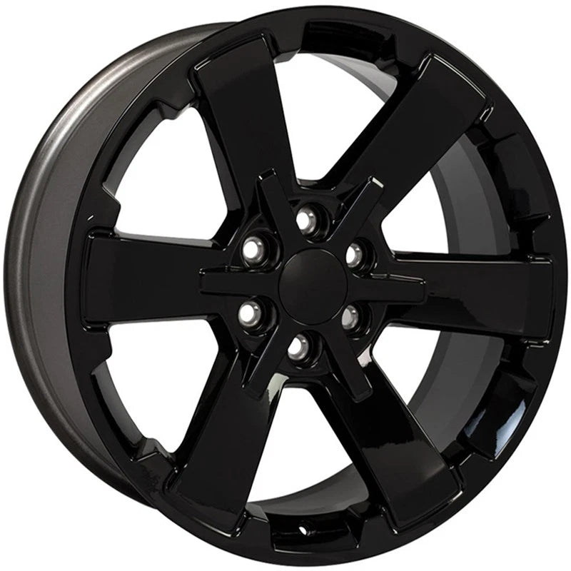 22 Inch Gloss Black Wheel Replacement for 1992-1994 Chevy Blazer