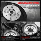 Front Left Driver Loaded Wheel Bearing Knuckle Assembly for Honda Civic (2003–2005)