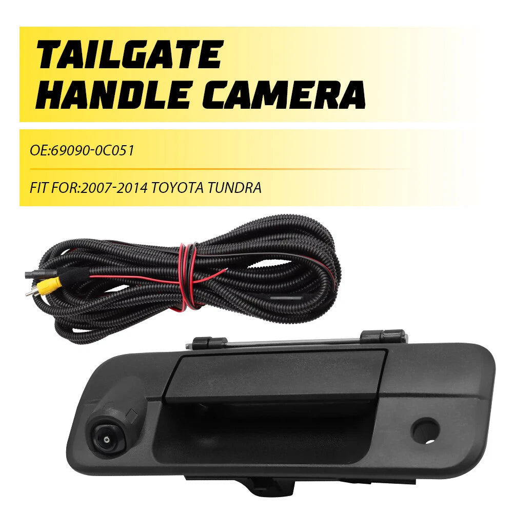 Tailgate Handle Mount Backup Rear View Camera for Toyota Tundra (2007–2013)
