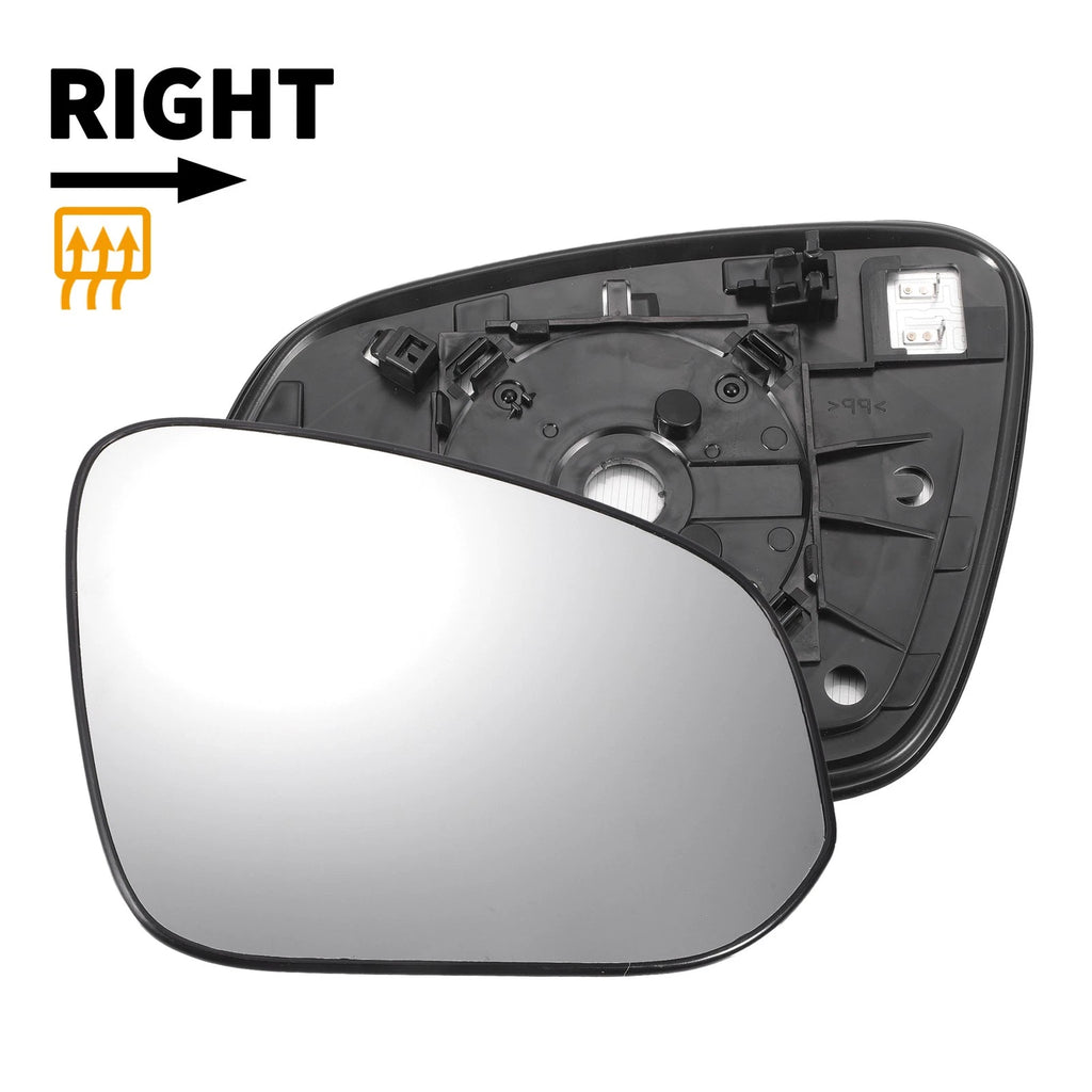 Right Side Mirror Glass w/ Backing Plate Heated for Toyota Tacoma 4Runner (2005–2023)