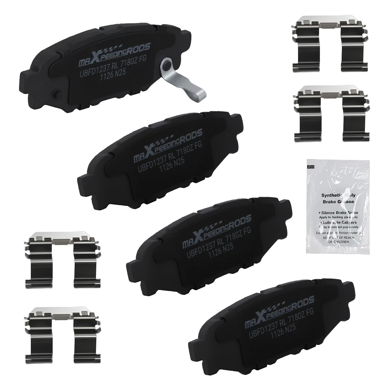 Rear Ceramic Brake Pads for Scion FR-S (2013) / Subaru BRZ (2013-2016) / Crosstrek (2016-2023)