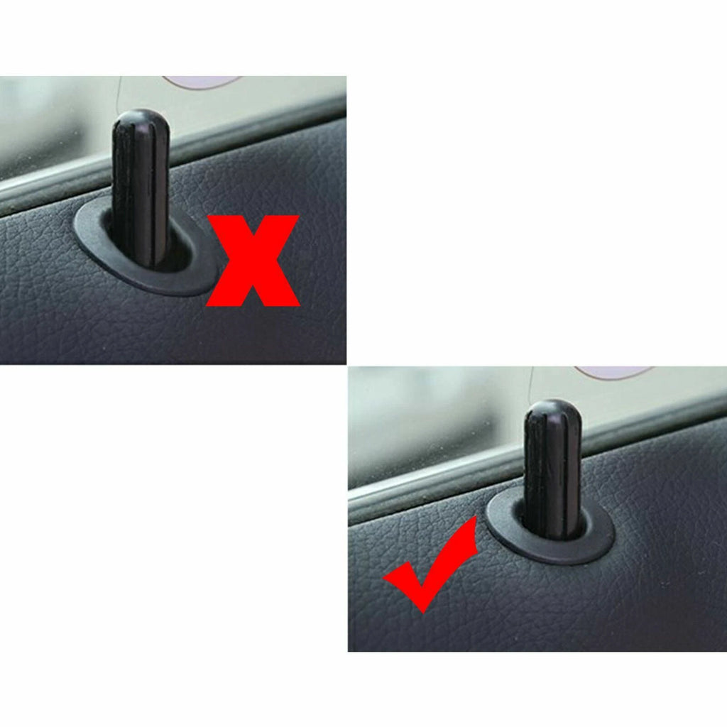 Door Lock Knob Pin Cover Trim Stickers for Mercedes C E S-Class (2015-2015)