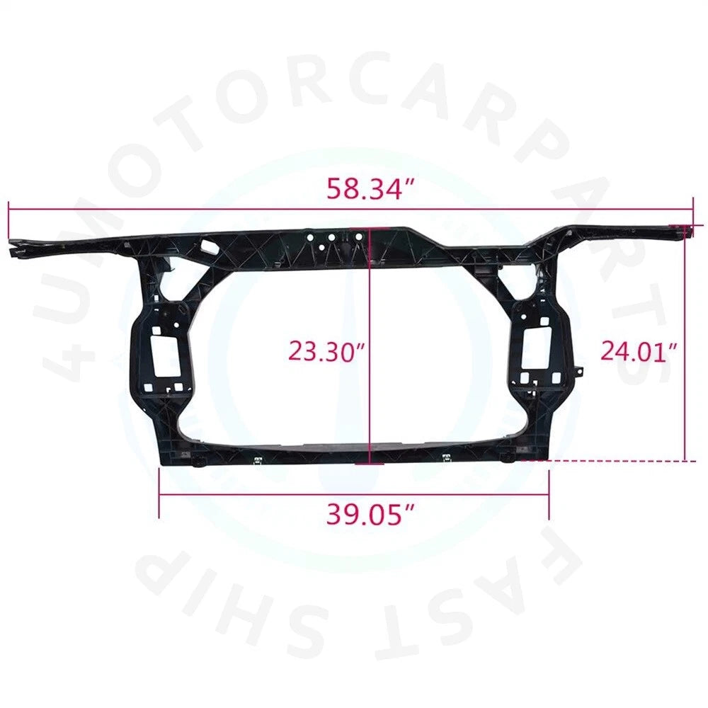 Radiator Core Support Assembly for Audi A4 A5 S4 (2009–2016)