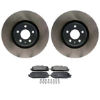 Front Rotors & Bosch QuietCast Ceramic Brake Pads Kit for SQ5 Q5 (2018–2023)