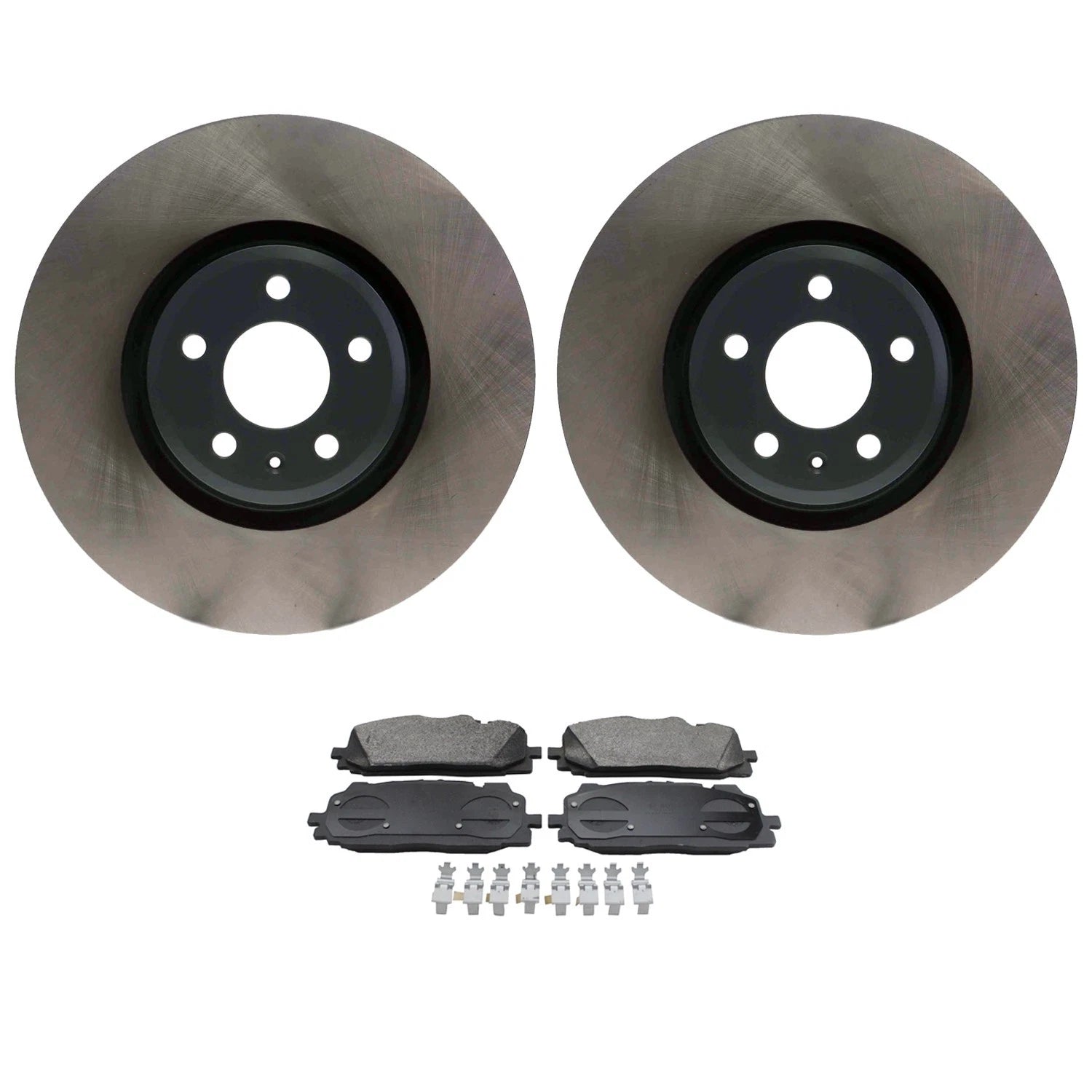 Front Rotors & Bosch QuietCast Ceramic Brake Pads Kit for SQ5 Q5 (2018–2023)