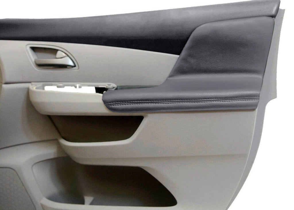 2X Door Armrest Leather Cover for Honda Odyssey (2011–2017) Gray