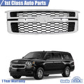 Front Grille with Chrome for Chevy Tahoe Suburban (2015–2020)