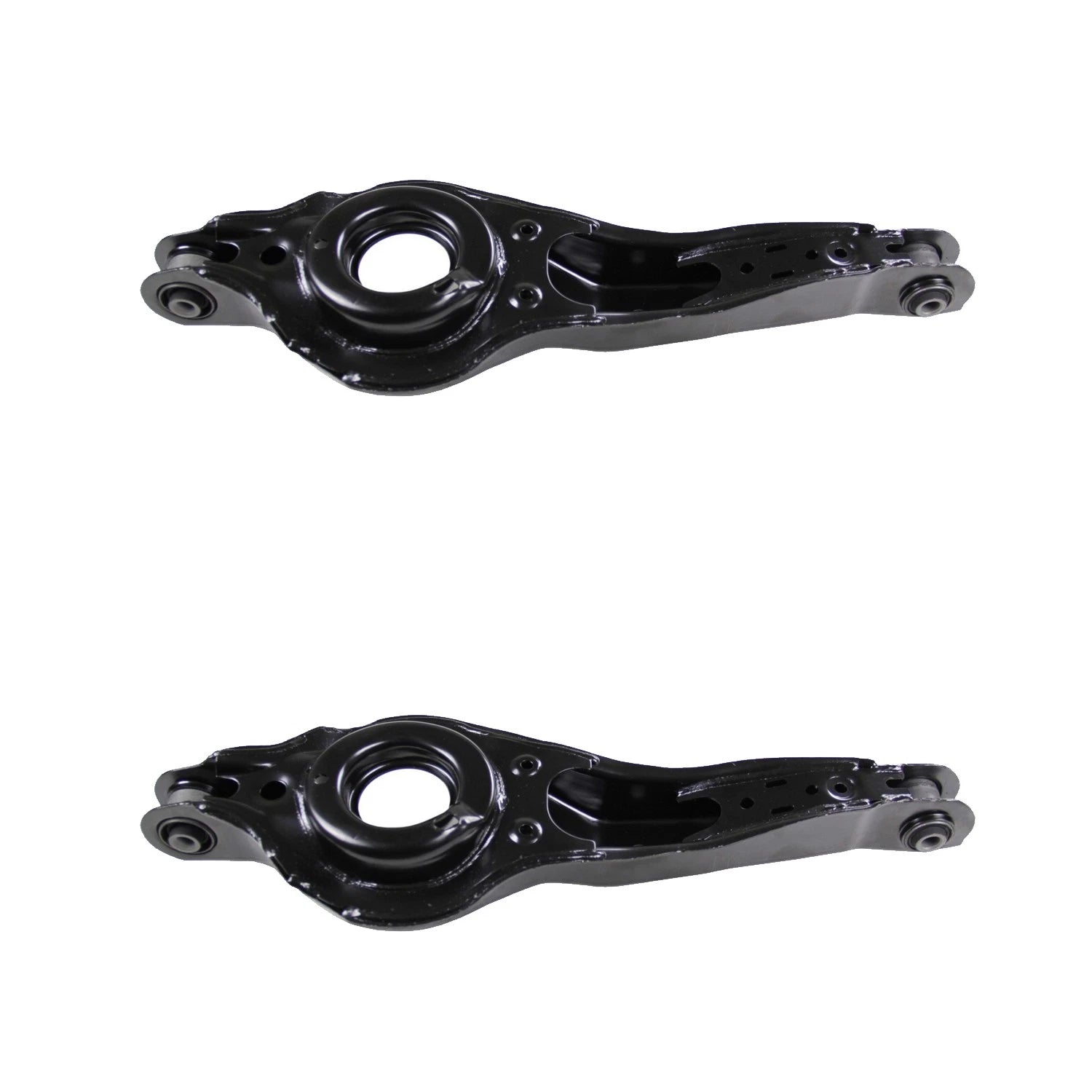 2X Moog Rear Lower Rearward Suspension Control Arm Set for Mazda 3 Sport (2004–2013)