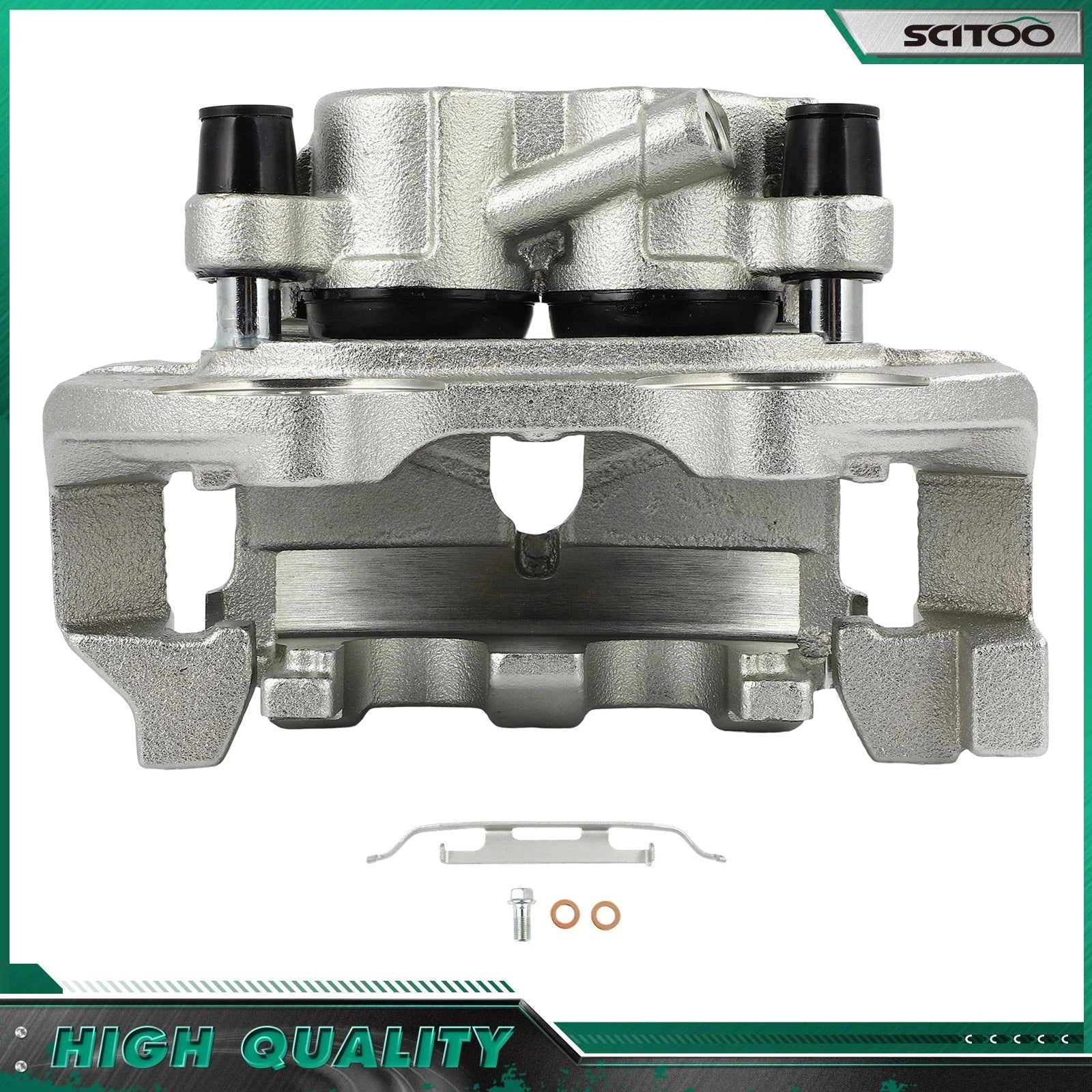 Front Left Brake Caliper w/Bracket for Mercedes-Benz E550 (2007–2009)