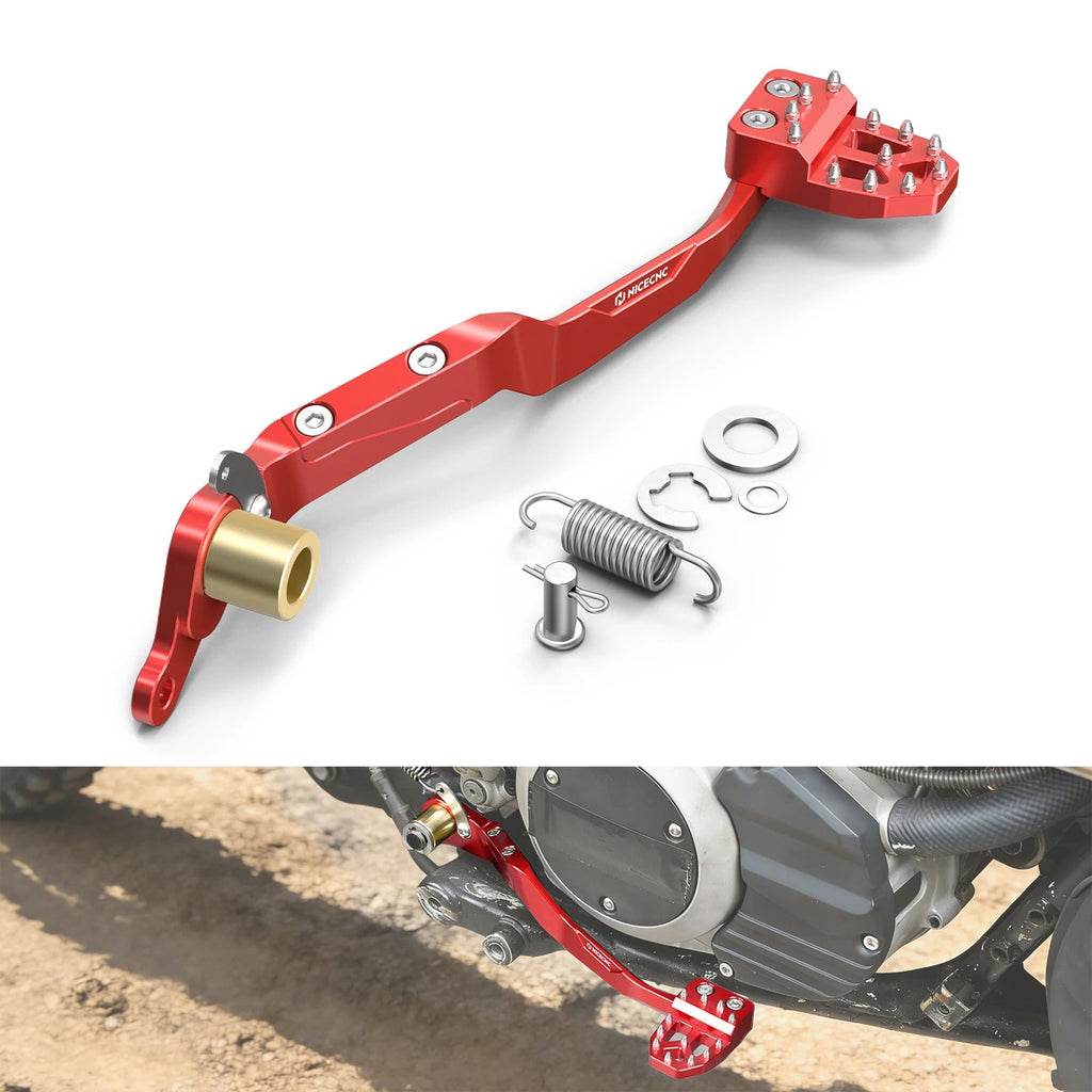 CNC Rear Brake Pedal Lever for Yamaha Banshee 350 (1987–2006) Red