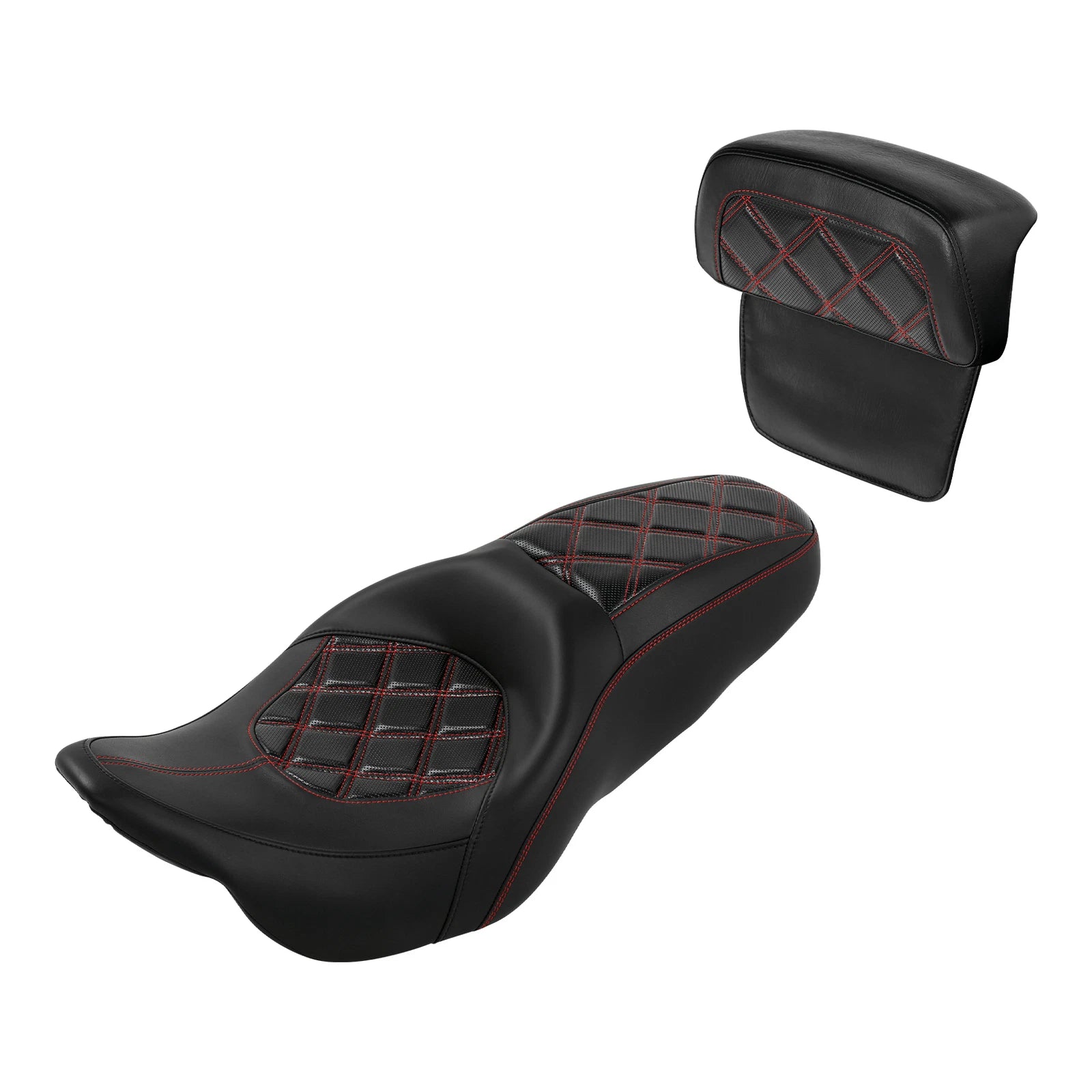 Driver Passenger Seat Backrest for Harley Street Electra Glide FLHT (2014–2023)