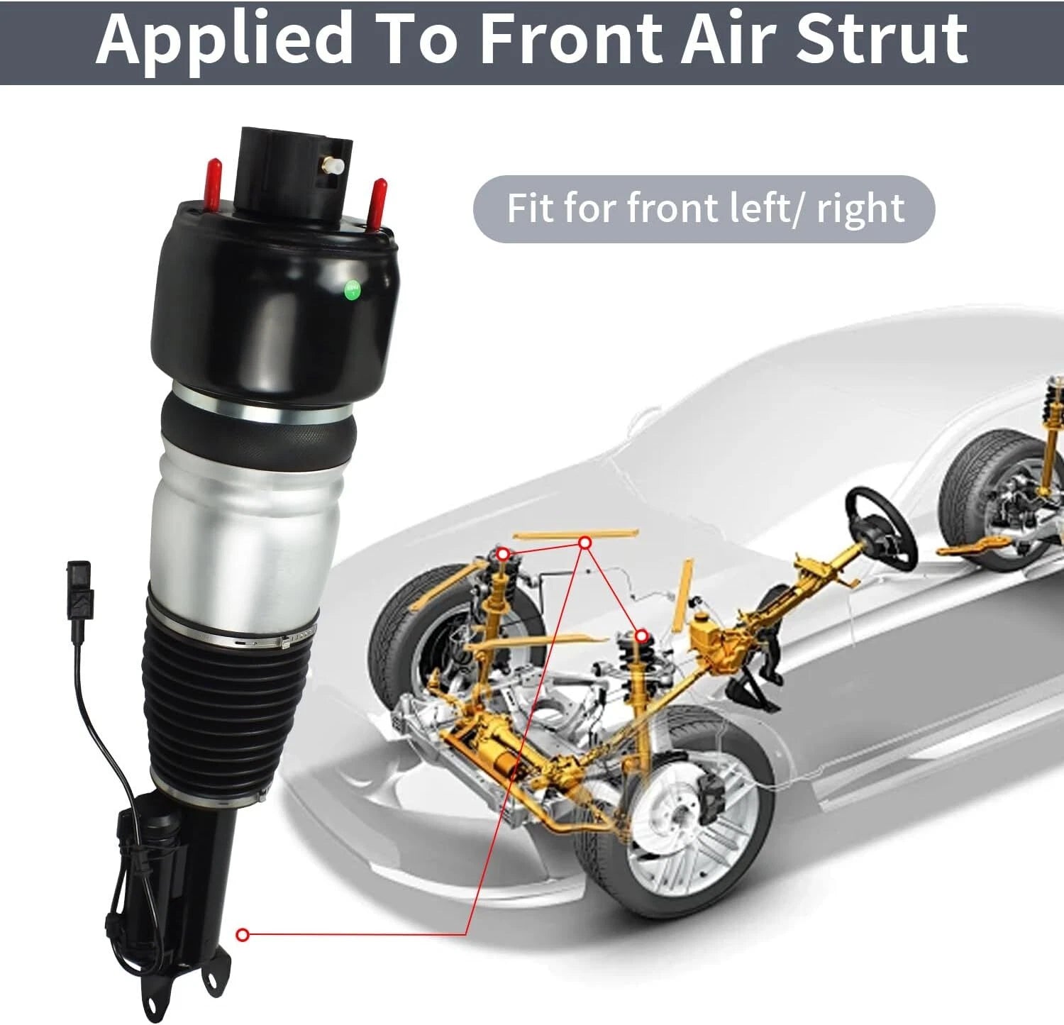Left Front Air Suspension Strut A2113205513 for Mercedes E320 E500 E550 CLS500 (2003–2009)