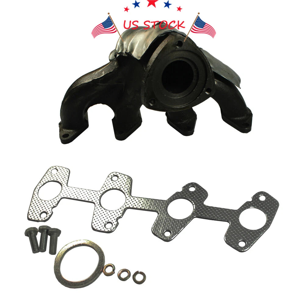 Exhaust Manifold and Gasket Kit for Chevy GMC Isuzu Pickup I4 2.2L (1995–2005)