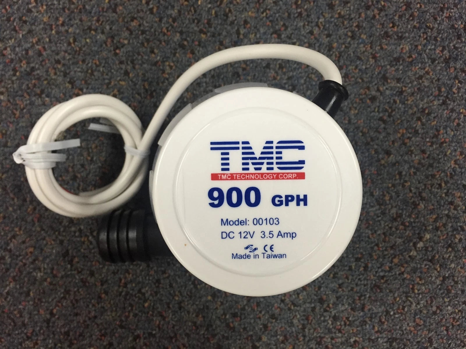 TMC Bilge Pump 900GPH for Various Boats (12V, BLA 131592, 25mm Outlet)
