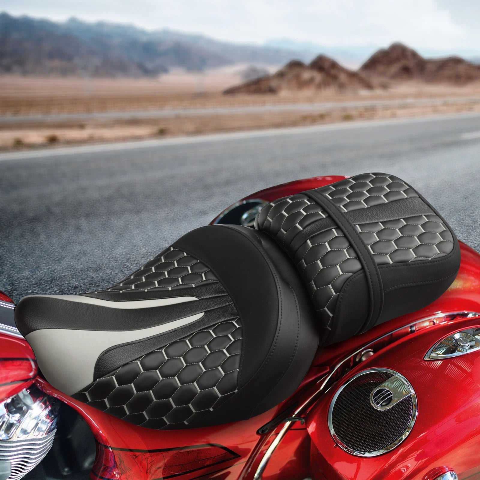 Driver & Passenger Seats for Indian Chieftain Roadmaster Dark Horse (2014–2023)