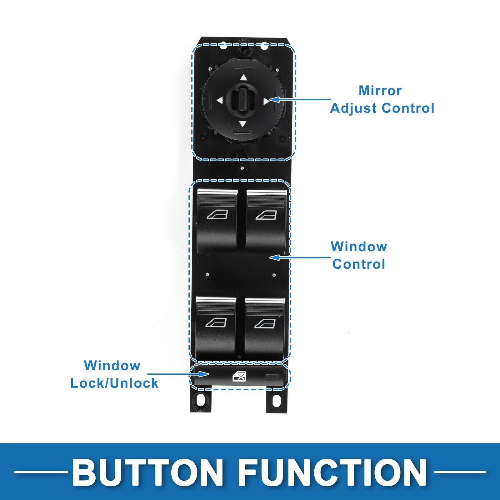 Front Power Window Switch for Ford Escape Focus Transit Connect (No.CV6Z14529A)
